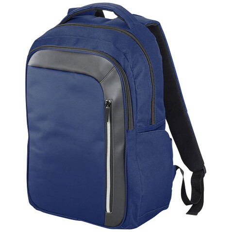 Vault RFID 15&quot; Laptop-Rucksack 16L, navy bedrucken, Art.-Nr. 12021755