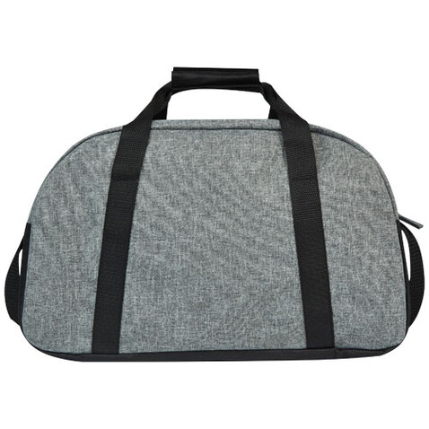 Reclaim GRS recycelte Sport-Reisetasche 21 L, schwarz, heather grau bedrucken, Art.-Nr. 12065690