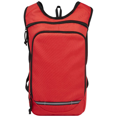 Trails GRS RPET Outdoor Rucksack 6,5 L, rot bedrucken, Art.-Nr. 12065821