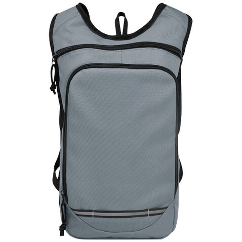 Trails GRS RPET Outdoor Rucksack 6,5 L, grau bedrucken, Art.-Nr. 12065882