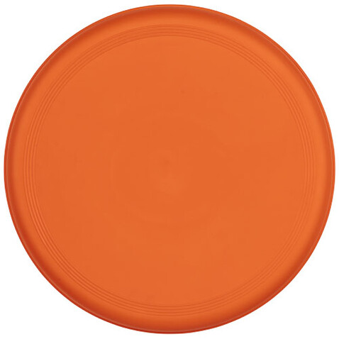 Orbit Frisbee aus recyceltem Kunststoff, orange bedrucken, Art.-Nr. 12702931