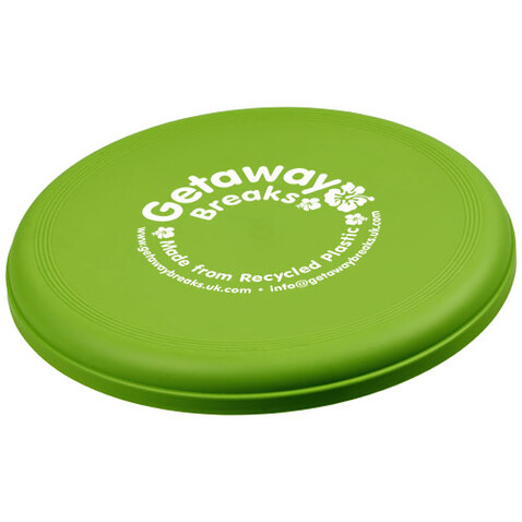 Orbit Frisbee aus recyceltem Kunststoff, limone bedrucken, Art.-Nr. 12702963