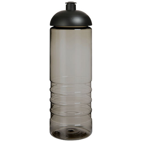H2O Active® Eco Treble 750 ml Sportflasche mit Stülpdeckel, kohle, schwarz bedrucken, Art.-Nr. 21048000