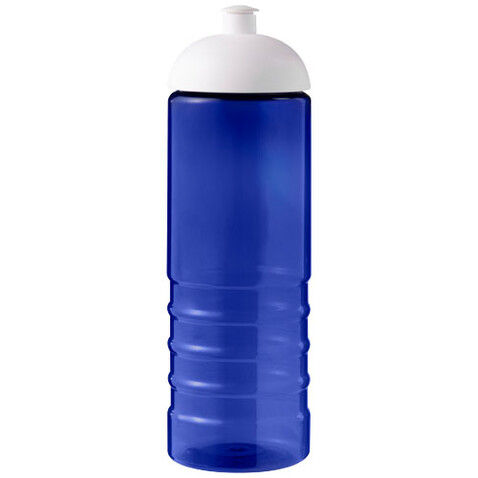 H2O Active® Eco Treble 750 ml Sportflasche mit Stülpdeckel, blau, weiss bedrucken, Art.-Nr. 21048005