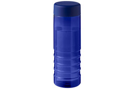 H2O Active® Eco Treble 750 ml Sportflasche mit Drehdeckel, blau, blau bedrucken, Art.-Nr. 21048102