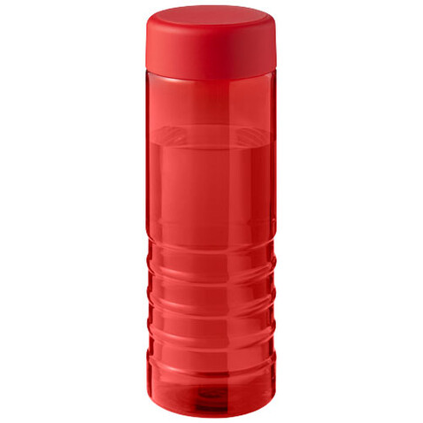 H2O Active® Eco Treble 750 ml Sportflasche mit Drehdeckel, rot, rot bedrucken, Art.-Nr. 21048106