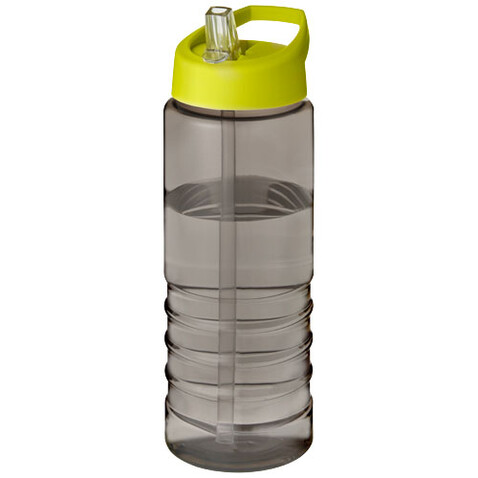 H2O Active® Eco Treble 750 ml Sportflasche mit Stülpdeckel, kohle, limone bedrucken, Art.-Nr. 21048209 H2O Active® Eco Treble 750 ml Sportflasche mit Stülpdeckel, kohle, limone bedrucken, Art.-Nr. 21048209