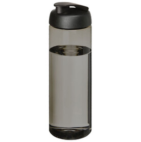 H2O Active® Eco Vibe 850 ml Sportflasche mit Klappdeckel, kohle, schwarz bedrucken, Art.-Nr. 21048300