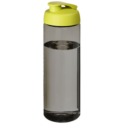H2O Active® Eco Vibe 850 ml Sportflasche mit Klappdeckel, kohle, limone bedrucken, Art.-Nr. 21048302 H2O Active® Eco Vibe 850 ml Sportflasche mit Klappdeckel, kohle, limone bedrucken, Art.-Nr. 21048302