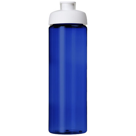 H2O Active® Eco Vibe 850 ml Sportflasche mit Klappdeckel, blau, weiss bedrucken, Art.-Nr. 21048307
