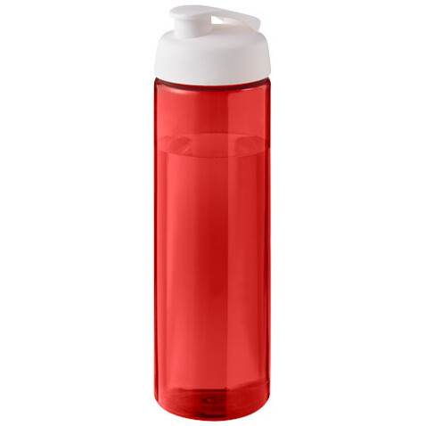 H2O Active® Eco Vibe 850 ml Sportflasche mit Klappdeckel, rot, weiss bedrucken, Art.-Nr. 21048309