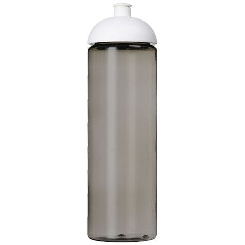 H2O Active® Eco Vibe 850 ml Sportflasche mit Stülpdeckel, kohle, weiss bedrucken, Art.-Nr. 21048401