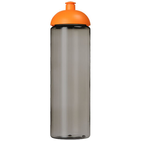 H2O Active® Eco Vibe 850 ml Sportflasche mit Stülpdeckel, kohle, orange bedrucken, Art.-Nr. 21048402
