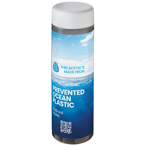 H2O Active® Eco Vibe 850 ml Wasserflasche mit Drehdeckel, kohle, weiss bedrucken, Art.-Nr. 21048501 H2O Active® Eco Vibe 850 ml Wasserflasche mit Drehdeckel, kohle, weiss bedrucken, Art.-Nr. 21048501