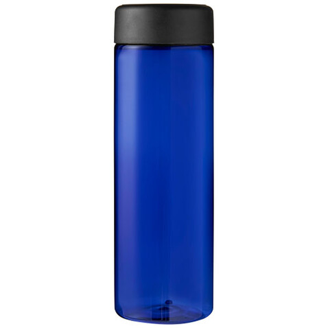H2O Active® Eco Vibe 850 ml Wasserflasche mit Drehdeckel, blau, schwarz bedrucken, Art.-Nr. 21048504