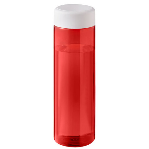 H2O Active® Eco Vibe 850 ml Wasserflasche mit Drehdeckel, rot, weiss bedrucken, Art.-Nr. 21048507