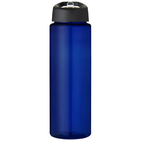 H2O Active® Eco Vibe 850 ml Sportflasche mit Ausgussdeckel, blau, schwarz bedrucken, Art.-Nr. 21048606