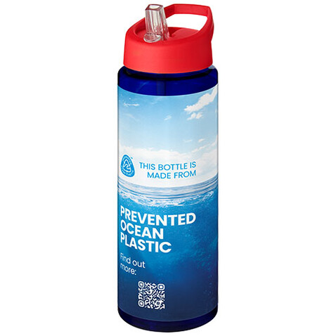 H2O Active® Eco Vibe 850 ml Sportflasche mit Ausgussdeckel, blau, rot bedrucken, Art.-Nr. 21048607 H2O Active® Eco Vibe 850 ml Sportflasche mit Ausgussdeckel, blau, rot bedrucken, Art.-Nr. 21048607