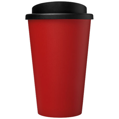 Americano® recycelter isolierter 350 ml Becher, rot, schwarz bedrucken, Art.-Nr. 21069121 Americano® recycelter isolierter 350 ml Becher, rot, schwarz bedrucken, Art.-Nr. 21069121