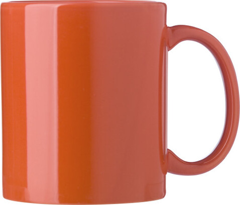 Keramikbecher Kenna – Orange bedrucken, Art.-Nr. 007999999_864650