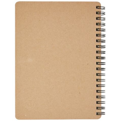 Priestly A6 Recycling Notizbuch mit Stift, natur, navy bedrucken, Art.-Nr. 10626802