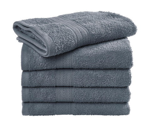 SG ACCESSORIES - TOWELS Rhine Guest Towel COMFORT, Graphite Grey, One Size bedrucken, Art.-Nr. 009641180