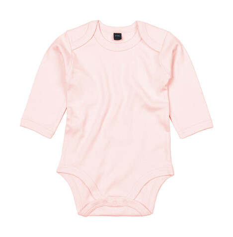 BabyBugz Baby long Sleeve Bodysuit, Powder Pink, 3-6 bedrucken, Art.-Nr. 015474172