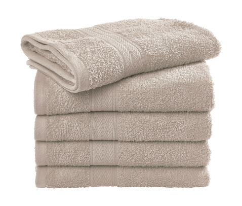 SG ACCESSORIES - TOWELS Rhine Hand Towel COMFORT, Pastel Macchiato, One Size bedrucken, Art.-Nr. 015647450