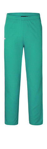 Karlowsky Slip-on Trousers Essential, Emerald Green, 2XL bedrucken, Art.-Nr. 026675017