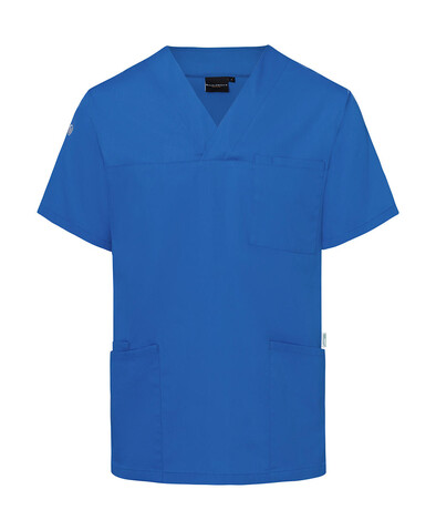 Karlowsky Men`s Slip-on Tunic Essential Short Sl., Royal Blue, 3XL bedrucken, Art.-Nr. 028673088