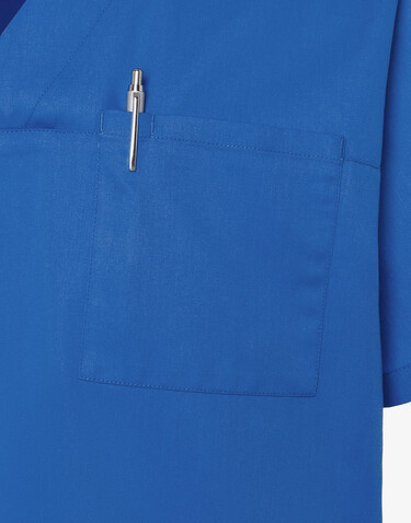 Karlowsky Men`s Slip-on Tunic Essential Short Sl., Emerald Green, 4XL bedrucken, Art.-Nr. 028675019