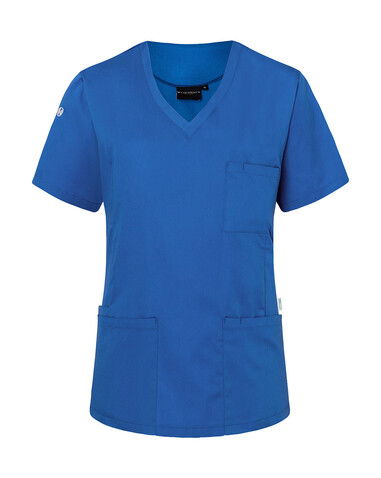 Karlowsky Ladies` Slip-on Tunic Essential Short Sl., Royal Blue, M bedrucken, Art.-Nr. 029673084