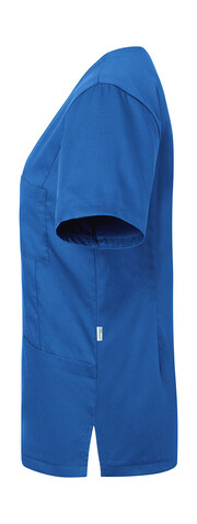 Karlowsky Ladies` Slip-on Tunic Essential Short Sl., Royal Blue, L bedrucken, Art.-Nr. 029673085