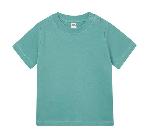 BabyBugz Baby T-Shirt, Sage Green, 3-6 bedrucken, Art.-Nr. 047475102