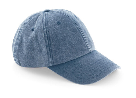 Beechfield Low Profile Vintage Cap, Vintage Light Denim, One Size bedrucken, Art.-Nr. 067693120