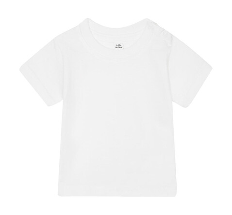 BabyBugz Made in Africa Baby T, White, 12-18 bedrucken, Art.-Nr. 071470004