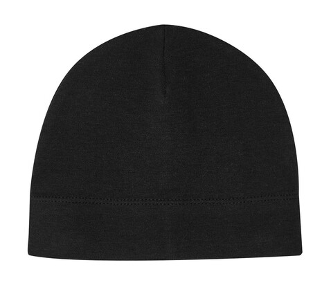 BabyBugz Baby Hat, Black, One Size bedrucken, Art.-Nr. 072471010