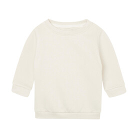 BabyBugz Baby Essential Sweatshirt, Natural, 6-12 bedrucken, Art.-Nr. 074470073