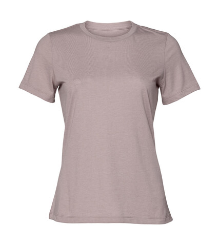 Bella Women`s Relaxed CVC Jersey Short Sleeve Tee, Heather Pink Gravel, L bedrucken, Art.-Nr. 095064035