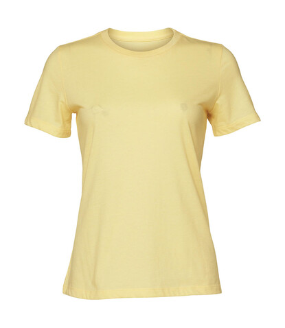 Bella Women`s Relaxed CVC Jersey Short Sleeve Tee, Heather French Vanilla, L bedrucken, Art.-Nr. 095066035