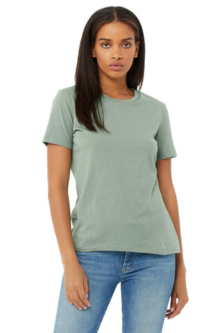 Bella Women`s Relaxed CVC Jersey Short Sleeve Tee, Athletic Heather, L bedrucken, Art.-Nr. 095061235