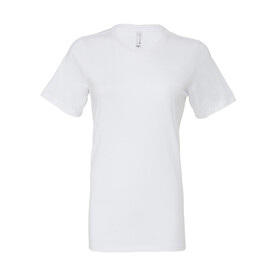 Bella Women`s Relaxed Jersey Short Sleeve Tee, White, S bedrucken, Art.-Nr. 194060003