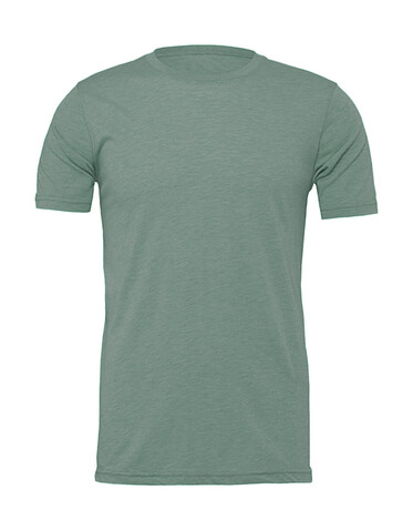 Bella Unisex Heather CVC Short Sleeve Tee, Heather Dusty Blue, L bedrucken, Art.-Nr. 195061485