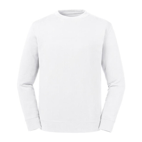 Russell Europe Pure Organic Reversible Sweat, White, XS bedrucken, Art.-Nr. 210000002