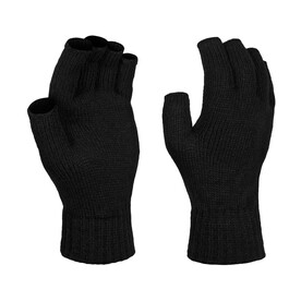 Regatta Fingerless Mitts, Black, One Size bedrucken, Art.-Nr. 302171010