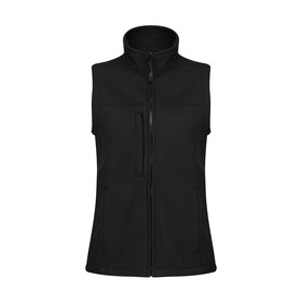 Regatta Ladies` Flux Softshell Bodywarmer, Black/Black, 10 (36) bedrucken, Art.-Nr. 444171523 Regatta Ladies` Flux Softshell Bodywarmer, Black/Black, 10 (36) bedrucken, Art.-Nr. 444171523