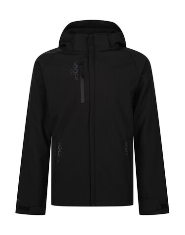 Regatta Repeller Lined Hooded Softshell, Black, S bedrucken, Art.-Nr. 490171013