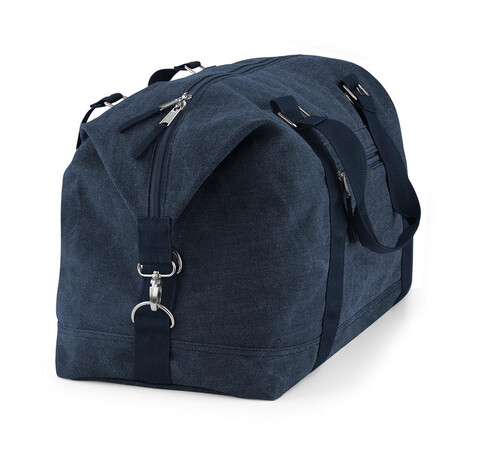 Bag Base Vintage Canvas Weekender, Vintage Black, One Size bedrucken, Art.-Nr. 636291120