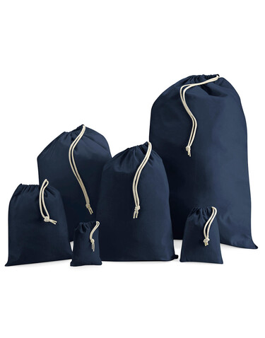 Westford Mill Cotton Stuff Bag, Black, S bedrucken, Art.-Nr. 697281013