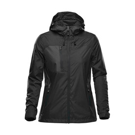 StormTech Women`s Olympia Shell, Black/Black, XS bedrucken, Art.-Nr. 837181532